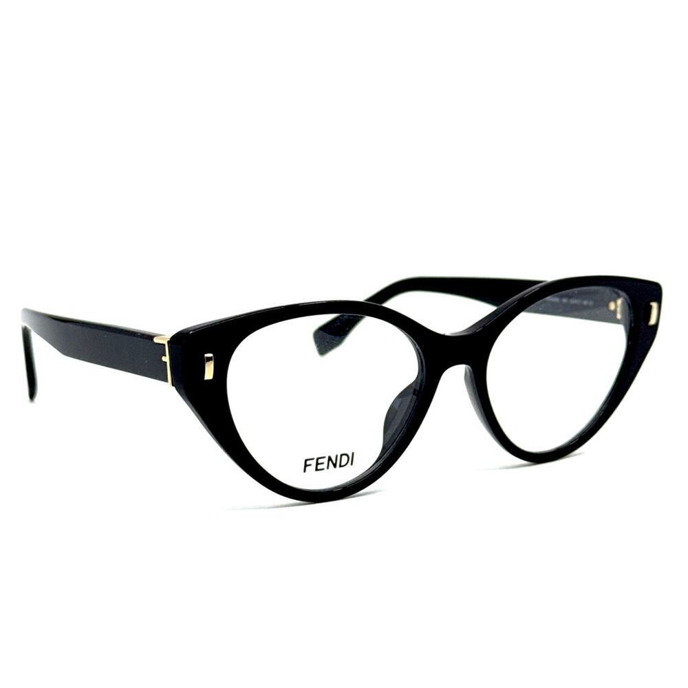 New!!! Fendi Eyeglasses Fe50020i 001 Authentic